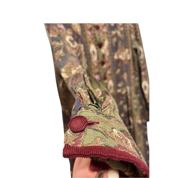 Bohemian Long Sleeve Dress with Earthy Tones - Picture 5 of 6